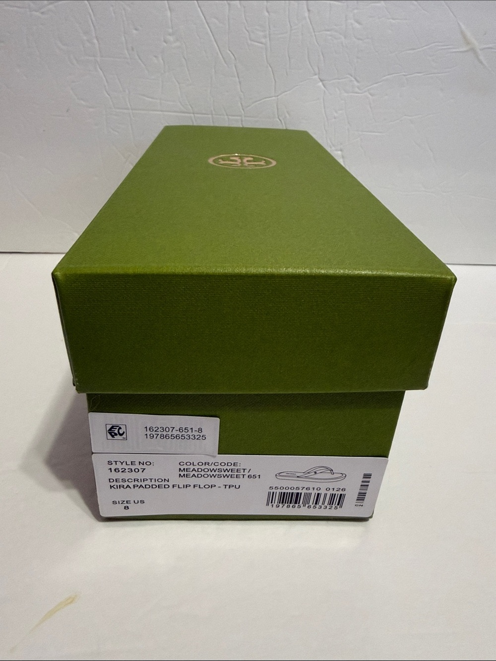 NIB Tory Burch Kira Padded Flip Flop Size US 8